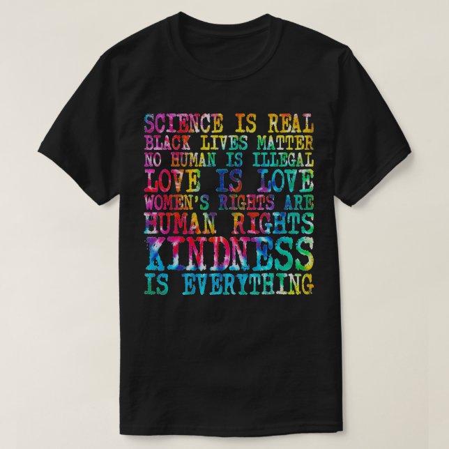 Camiseta Ciência é Real Black Lives Matter Month (46 (Frente do Design)