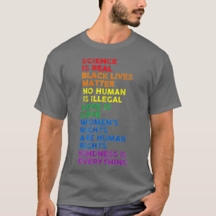 Camiseta Ciência é Real Black Lives Matter Month (5