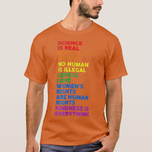 Camiseta Ciência é Real Black Lives Matter Month (6