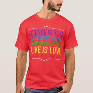 Camiseta Ciência é Real Black Lives Matter Month (7