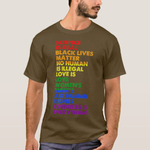 Camiseta Ciência é Real Black Lives Matter Month (8