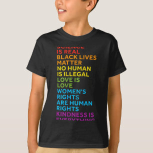 Camiseta Ciência É Real Vidas Negras Ser Humano É Ilegal Am