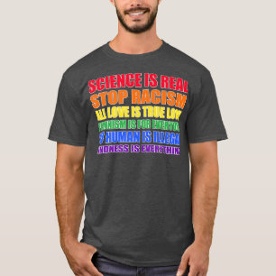 Camiseta Ciência É Uma Parada Real Todo O Amor É Feminismo
