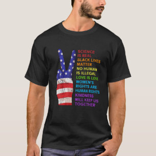 Camiseta Ciência é vida negra real importa gentileza