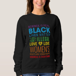 Camiseta Ciência é vida negra real o amor é amor
