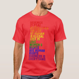 Camiseta Ciência em Dificuldade É Vida Real Negra Important