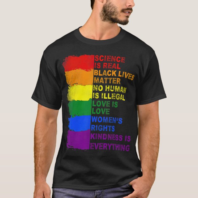 Camiseta Ciência em Dificuldade É Vida Real Negra Important (Frente)