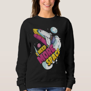 Camiseta Ciência Espacial Astronomia Preciso de Mais Espaço