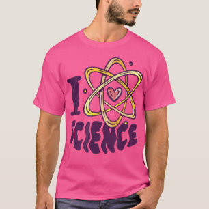 Camiseta Ciência - Eu adoro física atômica da ciência
