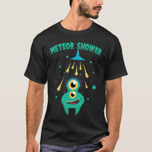 Camiseta Ciência Extraterrestre Meteoro Chá de aliens