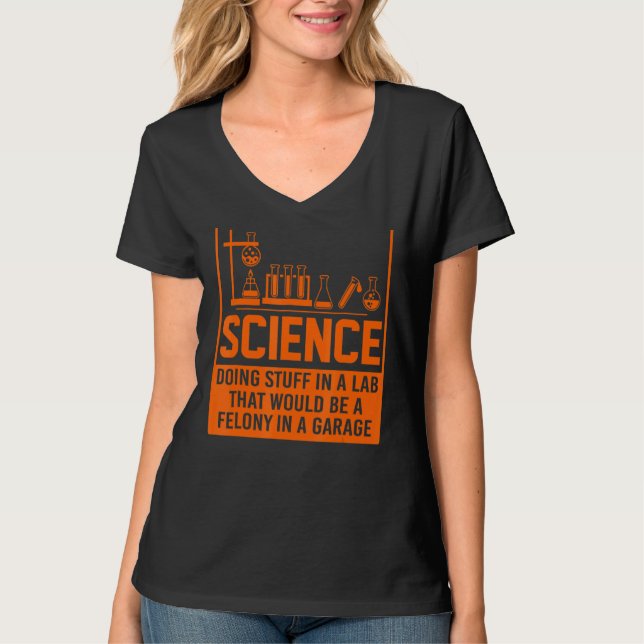 Camiseta Ciência fazendo coisas (Frente)