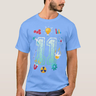 Camiseta Ciência: Festa do Aniversário de 11 Anos Cientif