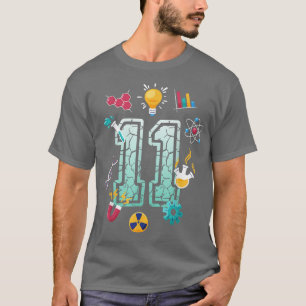 Camiseta Ciência: Festa do Aniversário de 11 Anos Cientif