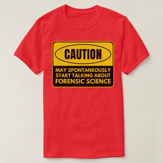 Camiseta Ciência Forense 2 (Frente do Design)