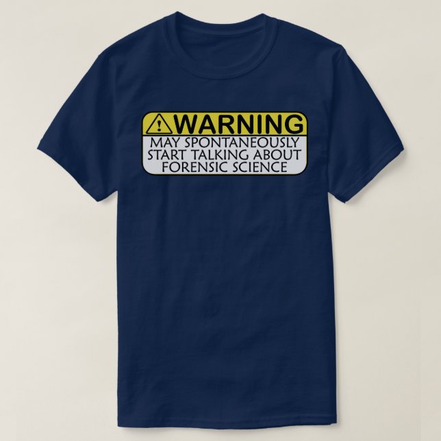 Camiseta Ciência Forense Lover Forensic Science (Frente do Design)