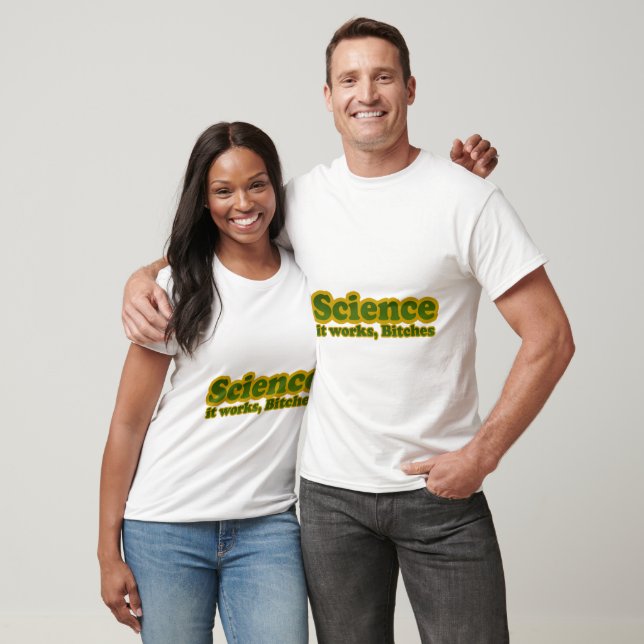 Camiseta Ciência funciona para Nerd Geeks (Unissex)