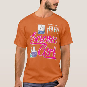 Camiseta Ciência Menina STEM Biologia Química Mulheres