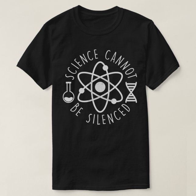 Camiseta Ciência Não Pode Ser Silenciada (Frente do Design)