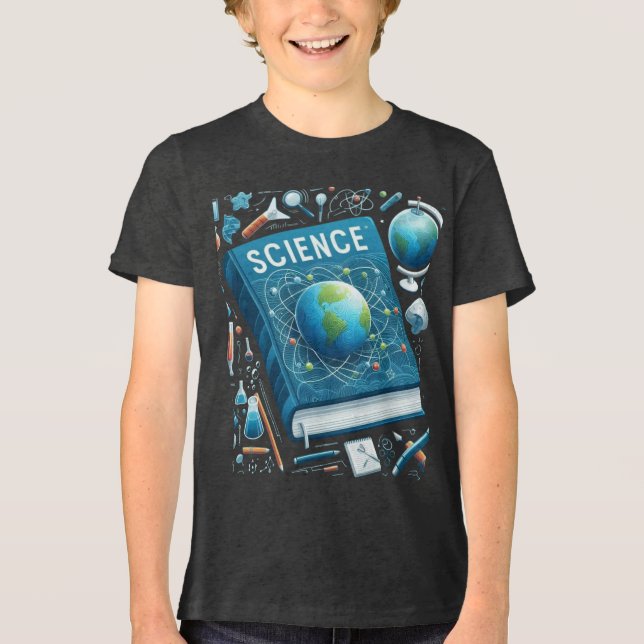 Camiseta Ciência: O Mundo da Descoberta (Frente)
