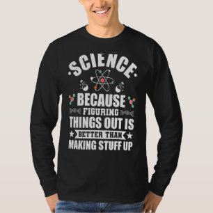 Camiseta Ciência Para Ciência Dos Professores De Química