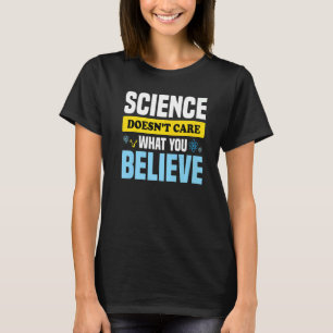 Camiseta Ciência Para Cientistas Homens Mulheres Ciência