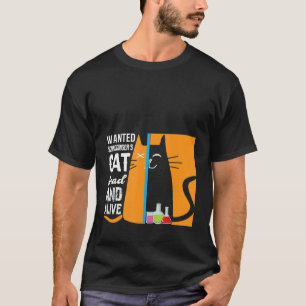 Camiseta Ciência Queria o Gato de Schrodinger Morto e Vivo