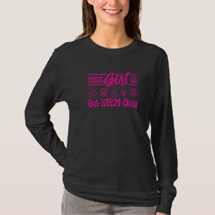 Camiseta Ciência Química Esta Garota Está Fora Ding 2