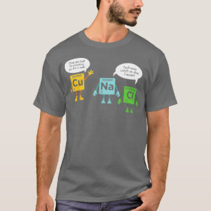 Camiseta Ciência Química Mesa Periódica Cientista Engraçado