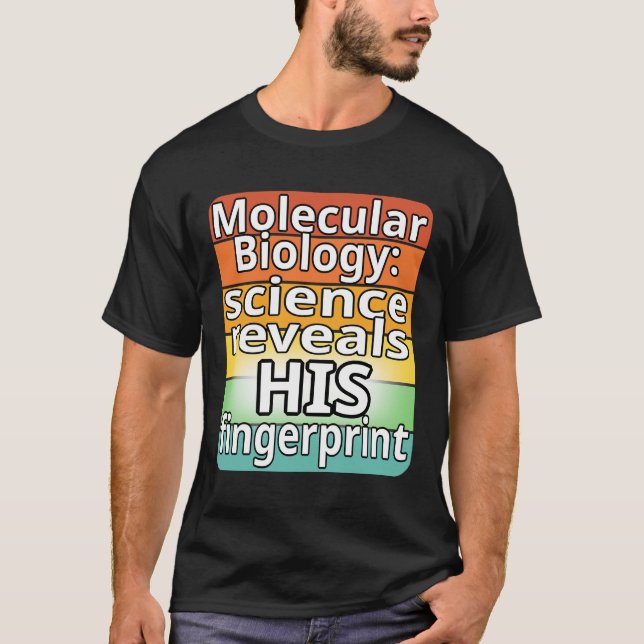 Camiseta Ciência Revela Sua Impressão Digital (Frente)