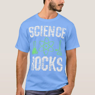 Camiseta Ciência Rocks Bióloga Química Pesquisadora em Físi