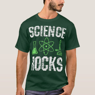 Camiseta Ciência Rocks Biólogo Professor de Física de Quími