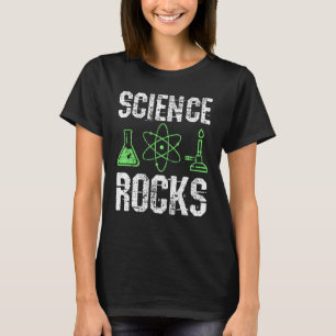Camiseta Ciência Rocks Biólogo Professor de Física de Quími