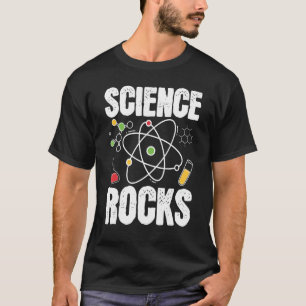 Camiseta Ciência Rocks Cientista Química Biologista Físico