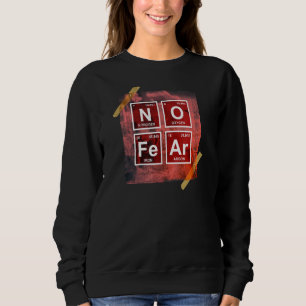 Camiseta Ciência Sem Medo Química de Mesas Periódica Humor