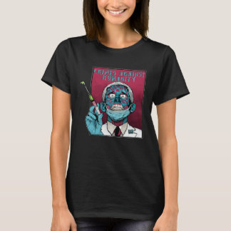Camiseta Ciência Zumbi Fauci anti Mandato Prender Dr Fauci