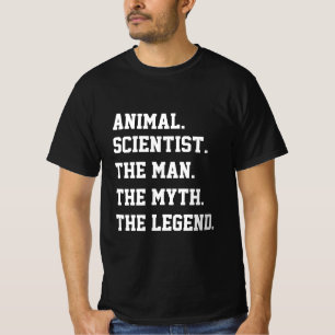 Camiseta Cientista Animal O Homem O Mito A Lenda