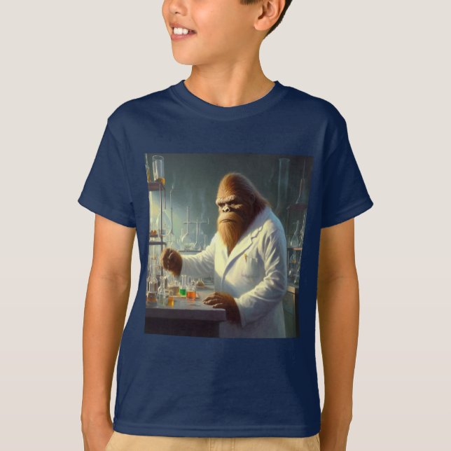 Camiseta Cientista Bigfoot (Frente)
