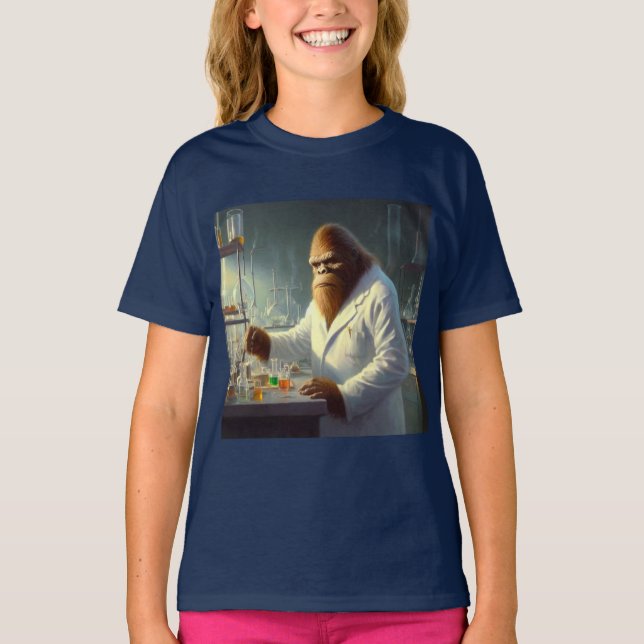 Camiseta Cientista Bigfoot (Frente)