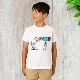 Camiseta Cientista com Telescope Astronomy Science Humor