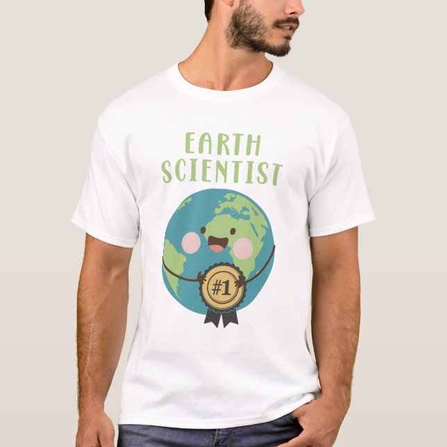 Camiseta Cientista da Terra (Frente)