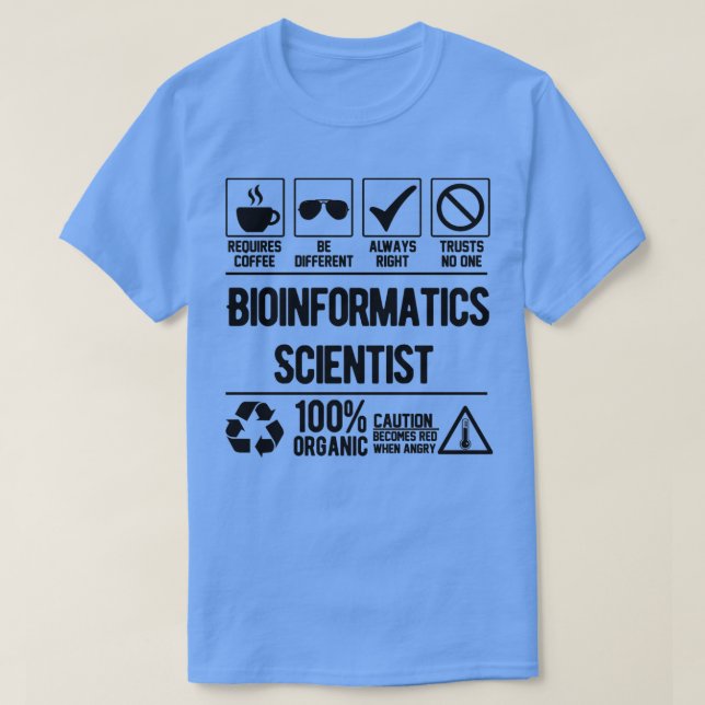 Camiseta Cientista de Bioinformática (Frente do Design)