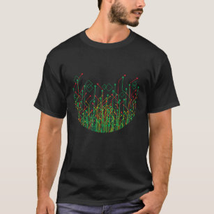 Camiseta Cientista de computador binário abstrato do
