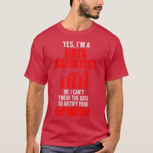 Camiseta Cientista de Dados Ajuda a Opinião sobre a mineraç