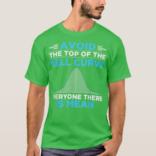 Camiseta Cientista De Dados Evita O Topo Da Curva Celular A