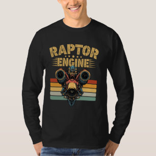 Camiseta Cientista de Foguetes Motor Raptor Starship Para E