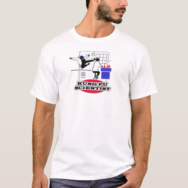 Camiseta Cientista de Kung Fu (Frente)