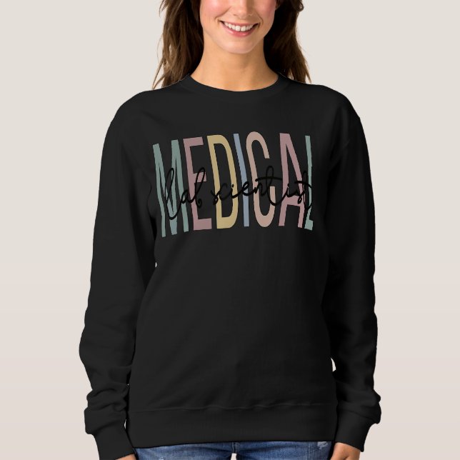 Camiseta Cientista do laboratório médico Boho Med Lab Cient (Frente)