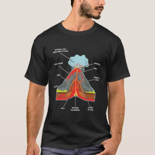 Camiseta Cientista do Volcano Lover Magma Lava