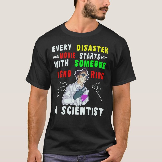 Camiseta Cientista engraçado cita geek (Frente)