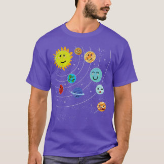 Camiseta Cientista espacial Planetas Cute Astronomia do Sis